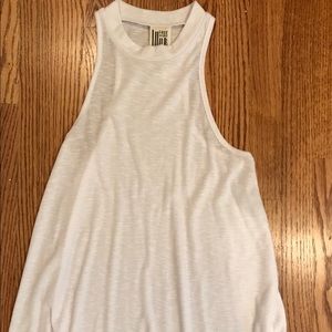 Free people white muscle tee
